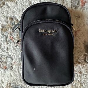 Kate Spade black, nylon crossbody bag